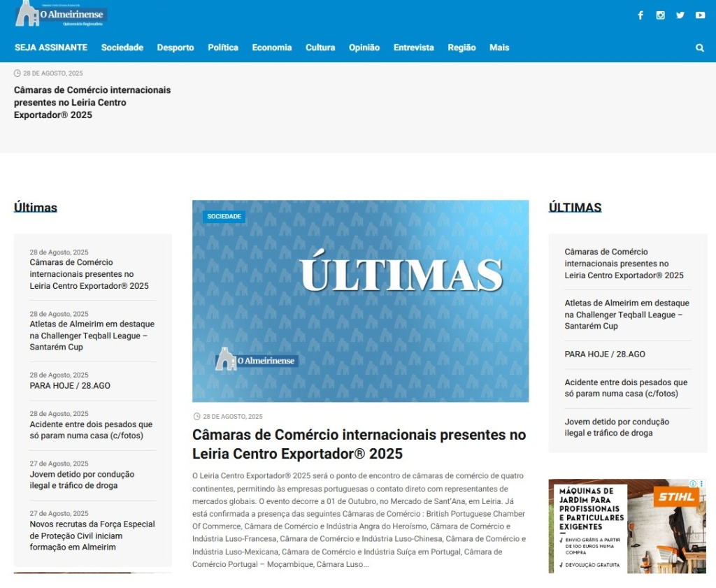 Jornal o almeirinense aapi cortada